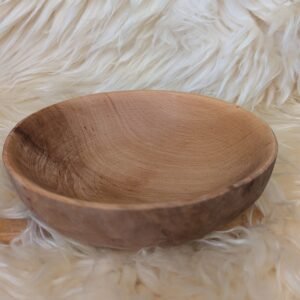 Hand-Carved Wooden Bowl
