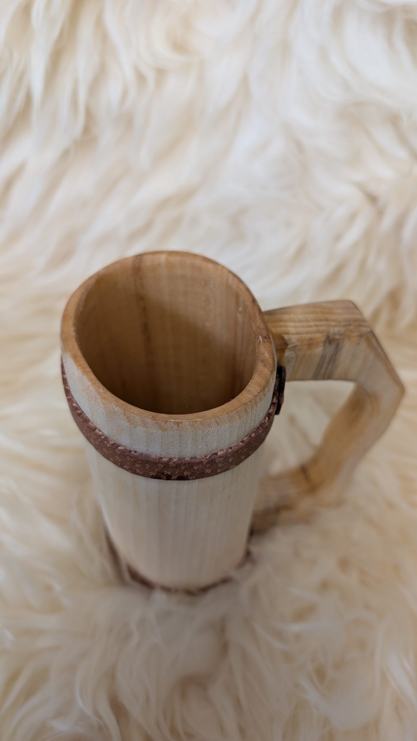 Hand-Carved Wooden Tankard – 0.3 L - Image 2